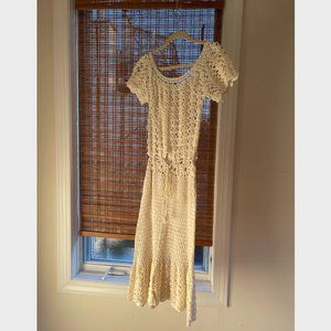 VINTAGE ONE OF A KIND CROCHET DRESS